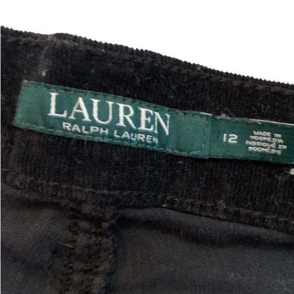 Lauren Ralph Lauren Stretch Corduroy Straight Leg Pants - Picture 6 of 9
